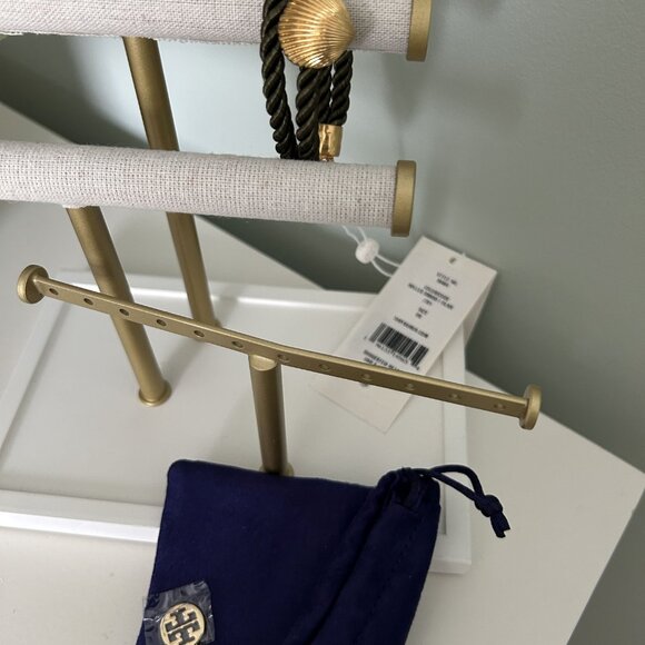 Tory Burch Shell Logo Rope Bracelet, NWT - Picture 3 of 7